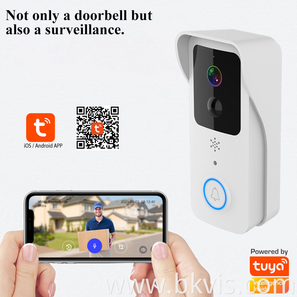 1080P Battery Low Power Smart Home Video Doorbell